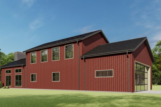 Exterior - Other Elevation 5 for Barndominium House Plan #1092-45 - 5 bed, 4.5 bath