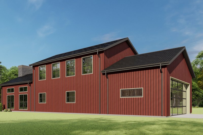 House Plan Design - Exterior - Other Elevation 5 for Barndominium House Plan #1092-45 - 5 bed, 4.5 bath