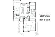 Modern Style House Plan - 3 Beds 2 Baths 1583 Sq/Ft Plan #1100-23 