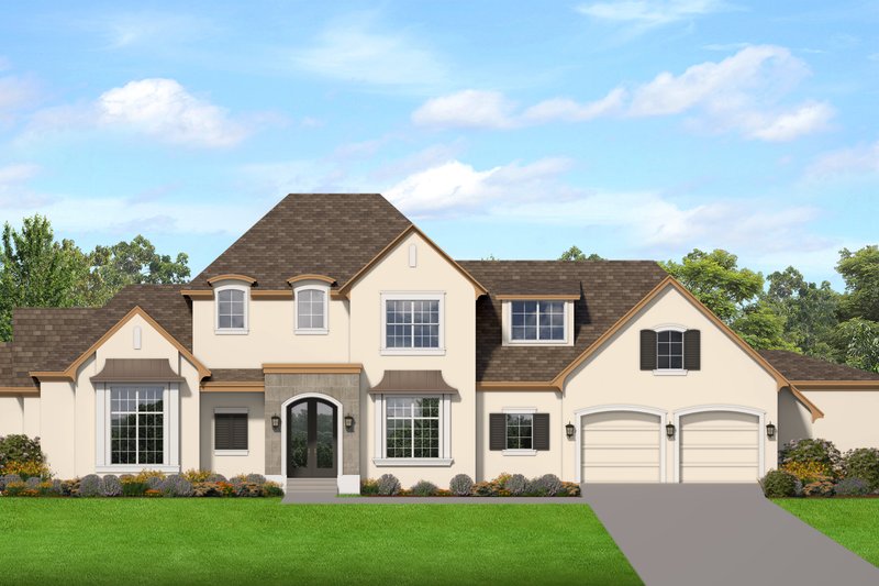 Dream House Plan - Traditional Exterior - Front Elevation Plan #1058-228