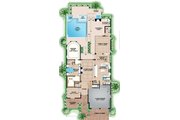 Beach Style House Plan - 4 Beds 5.5 Baths 5796 Sq/Ft Plan #27-474 