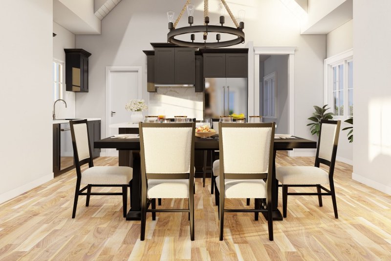 House Blueprint - Interior - Dining Room for Cottage House Plan #923-345 - 2 bed, 2.5 bath