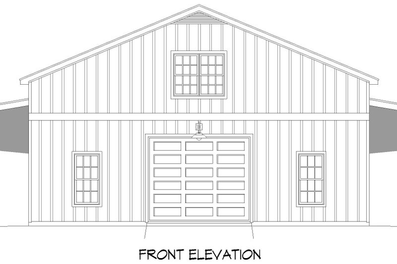 House Plan Design - Exterior - Front Elevation 3 for Country House Plan #932-994, 1 bath