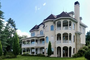 Exterior - Rear Elevation for Victorian House Plan #1066-55 - 5 bed, 4 bath