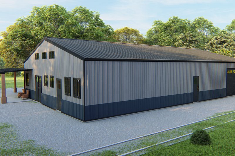 Home Plan - Exterior - Other Elevation 7 for Barndominium House Plan #1107-37 - 2 bed, 2.5 bath