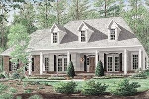 Traditional Exterior - Front Elevation Plan #34-146