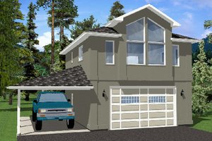 Traditional Exterior - Front Elevation Plan #126-164