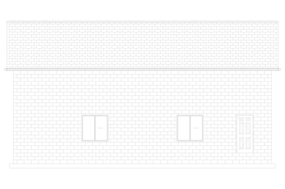 Exterior - Other Elevation 2 for Traditional House Plan #1060-88, 0 bath