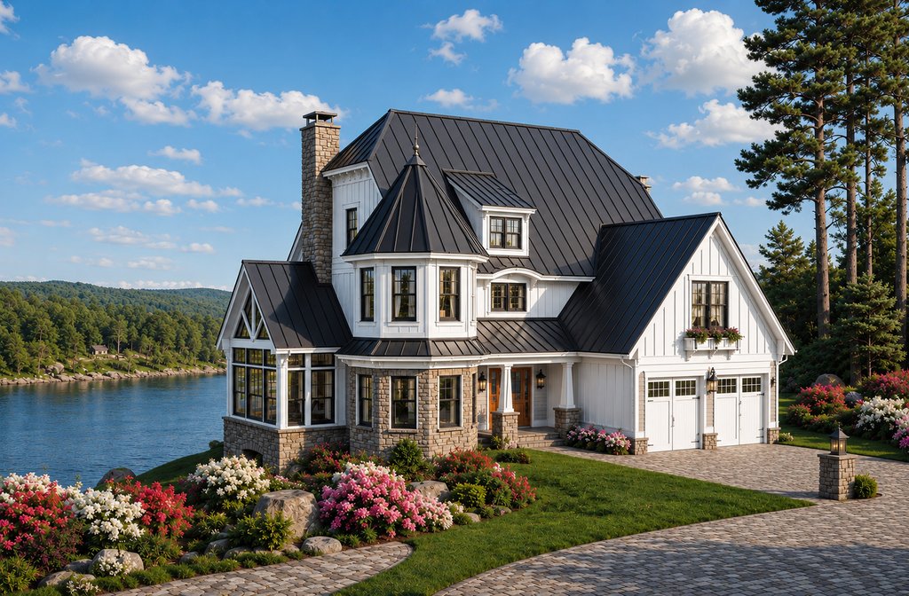 Exterior - Front Elevation 2 for Farmhouse House Plan #928-417 - 3 bed, 3 bath