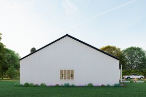 Exterior - Other Elevation 3 for Barndominium House Plan #1107-43 - 5 bed, 4.5 bath