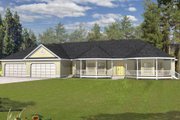Ranch Style House Plan - 4 Beds 3.5 Baths 5120 Sq/Ft Plan #112-152 