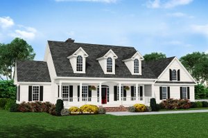 Country Exterior - Front Elevation Plan #929-357