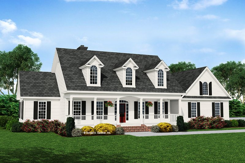 House Plan Design - Country Exterior - Front Elevation Plan #929-357