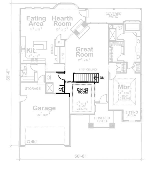 Dream House Plan - European Floor Plan - Other Floor Plan #20-1380