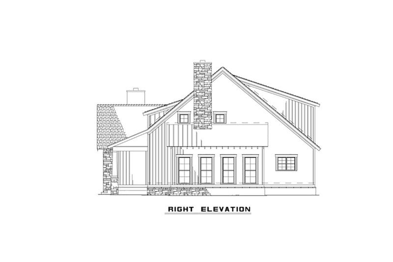 Dream House Plan - Exterior - Other Elevation 1 for Cottage House Plan #17-2544 - 3 bed, 2.5 bath