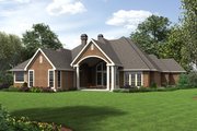 European Style House Plan - 3 Beds 2.5 Baths 3044 Sq/Ft Plan #48-671 
