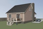 Bungalow Style House Plan - 3 Beds 2 Baths 1460 Sq/Ft Plan #79-206 