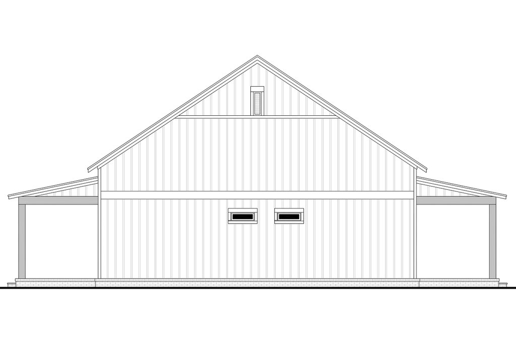 Exterior - Other Elevation 1 for Barndominium House Plan #430-444 - 2 bed, 2 bath