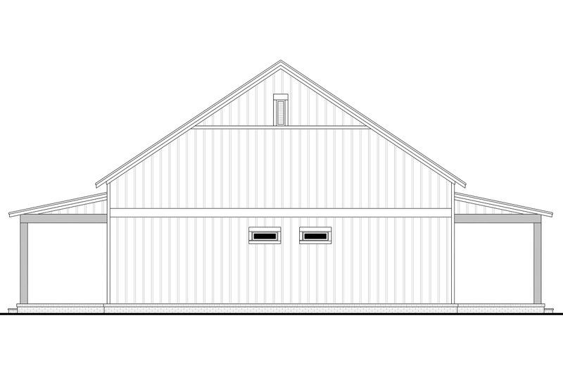 Home Plan - Exterior - Other Elevation 1 for Barndominium House Plan #430-444 - 2 bed, 2 bath