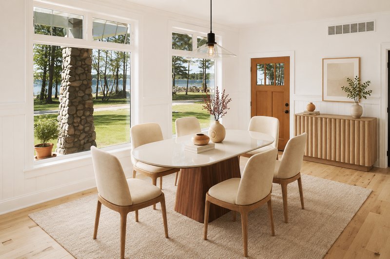 Home Plan - Interior - Dining Room for Craftsman House Plan #928-90 - 3 bed, 2 bath