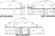 Southern Style House Plan - 2 Beds 1 Baths 1007 Sq/Ft Plan #36-102 