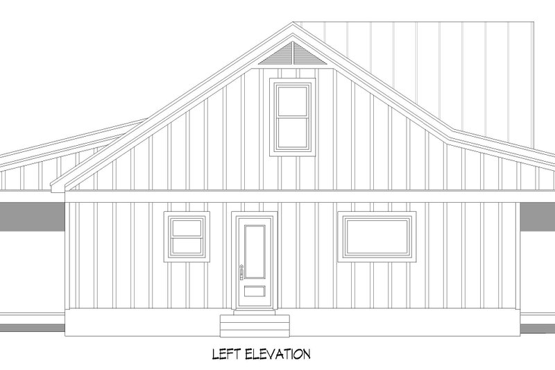 House Blueprint - Exterior - Other Elevation for Country House Plan #932-1351 - 3 bed, 2.5 bath