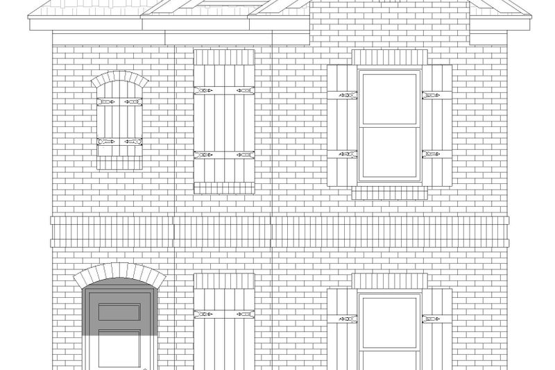 Architectural House Design - Exterior - Front Elevation 3 for Traditional House Plan #932-532 - 3 bed, 2.5 bath