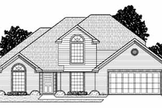 Exterior - Front Elevation for Traditional House Plan #65-199 - 4 bed, 2.5 bath