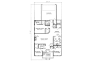 Southern Style House Plan - 3 Beds 2 Baths 1442 Sq/Ft Plan #17-1055 