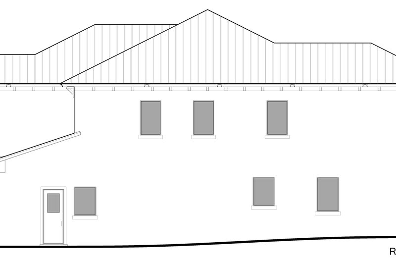 House Plan Design - Exterior - Other Elevation 1 for Contemporary House Plan #1058-233 - 5 bed, 4.5 bath