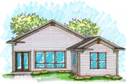 Ranch Style House Plan - 2 Beds 2 Baths 1540 Sq/Ft Plan #70-1025 