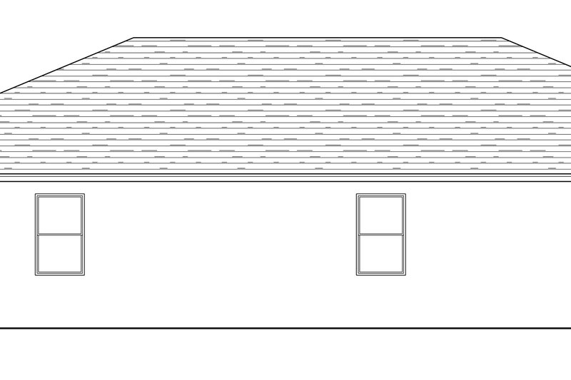House Plan Design - Exterior - Other Elevation 1 for Traditional House Plan #1058-254 - 4 bed, 3 bath