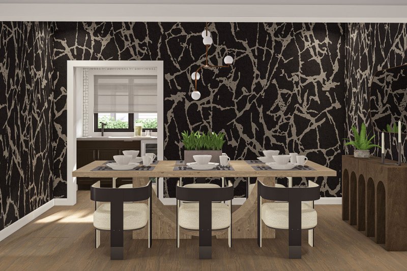 Dream House Plan - Interior - Dining Room for Modern House Plan #455-444 - 4 bed, 3.5 bath