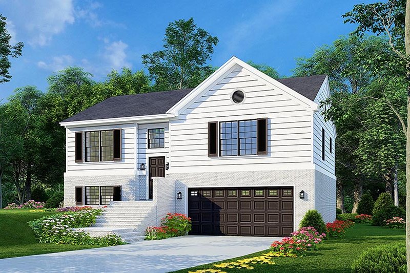 House Plan Design - Exterior - Front Elevation 3 for Southern House Plan #17-428 - 4 bed, 3 bath