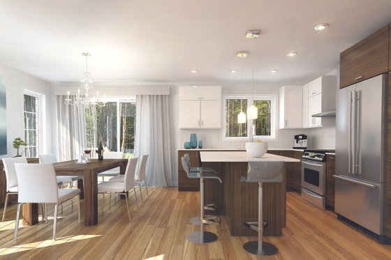 Interior - Kitchen for Ranch House Plan #23-2656 - 3 bed, 1.5 bath