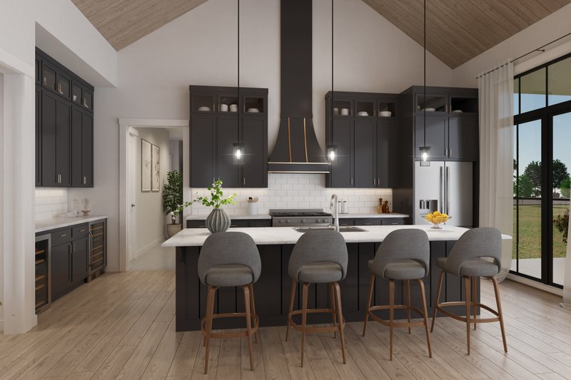 Dream House Plan - Interior - Kitchen for Barndominium House Plan #430-363 - 4 bed, 3.5 bath