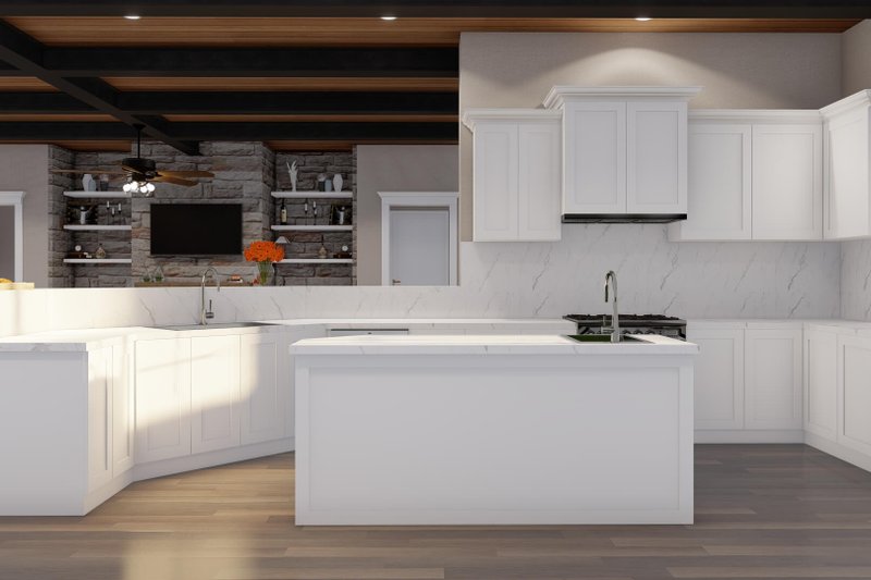 Dream House Plan - Interior - Kitchen for Craftsman House Plan #923-364 - 3 bed, 3.5 bath