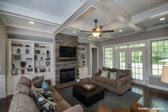 Interior - Family Room 1 for Country House Plan #929-610 - 4 bed, 3 bath