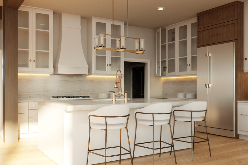 Home Plan - Interior - Kitchen 1 for Farmhouse House Plan #1064-113 - 5 bed, 4.5 bath