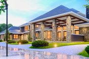 European Style House Plan - 7 Beds 7 Baths 8339 Sq/Ft Plan #54-586 