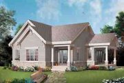 Traditional Style House Plan - 1 Beds 1 Baths 1134 Sq/Ft Plan #23-620 