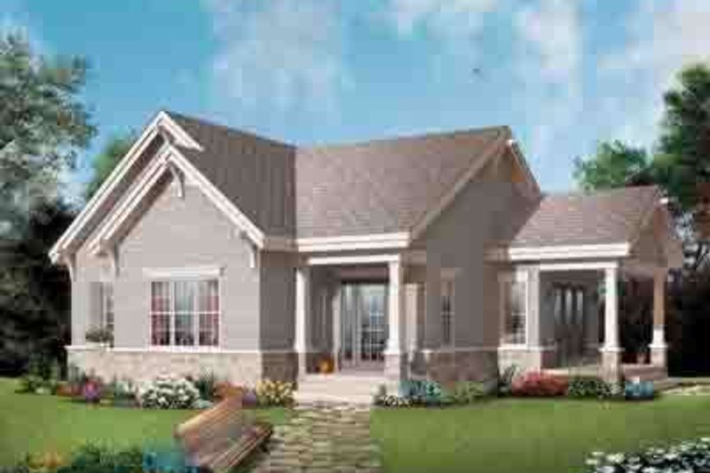 Home Plan - Traditional Exterior - Front Elevation Plan #23-620