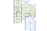 Traditional Style House Plan - 2 Beds 2 Baths 1287 Sq/Ft Plan #17-194 