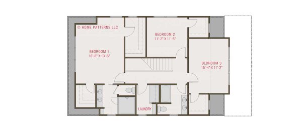 Dream House Plan - Craftsman Floor Plan - Upper Floor Plan #461-77