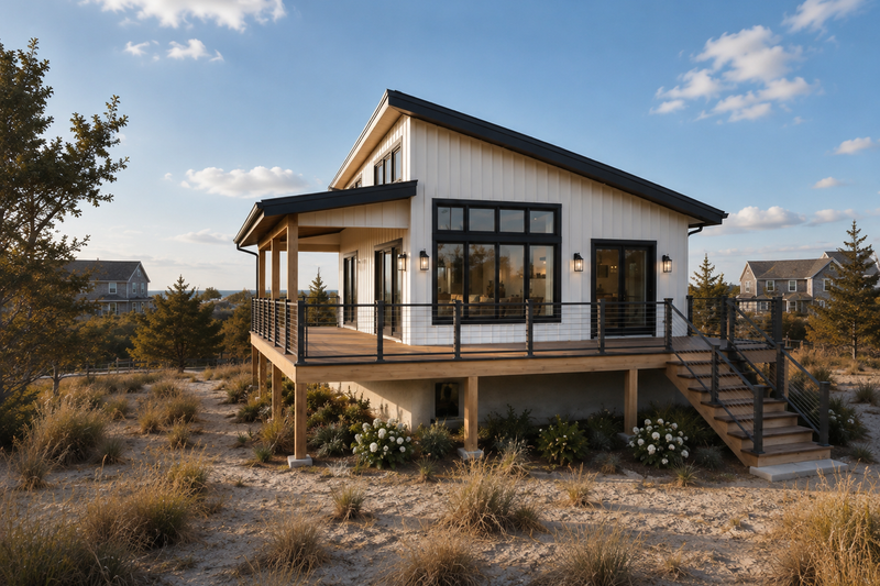 Dream House Plan - Exterior - Other Elevation 1 for Beach House Plan #1116-50 - 2 bed, 2 bath