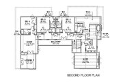 European Style House Plan - 5 Beds 5 Baths 5159 Sq/Ft Plan #449-22 