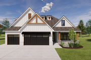 Traditional Style House Plan - 5 Beds 3 Baths 2527 Sq/Ft Plan #1098-15 