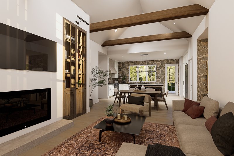 Dream House Plan - Interior - Family Room 1 for Craftsman House Plan #23-2843 - 3 bed, 2 bath