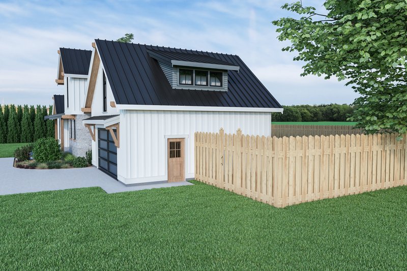 Architectural House Design - Exterior - Other Elevation 3 for Country House Plan #1070-33 - 3 bed, 2.5 bath