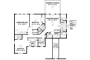 Craftsman Style House Plan - 4 Beds 4 Baths 2953 Sq/Ft Plan #56-560 